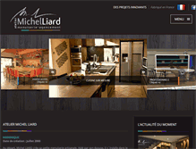 Tablet Screenshot of liard-menuiserie.com